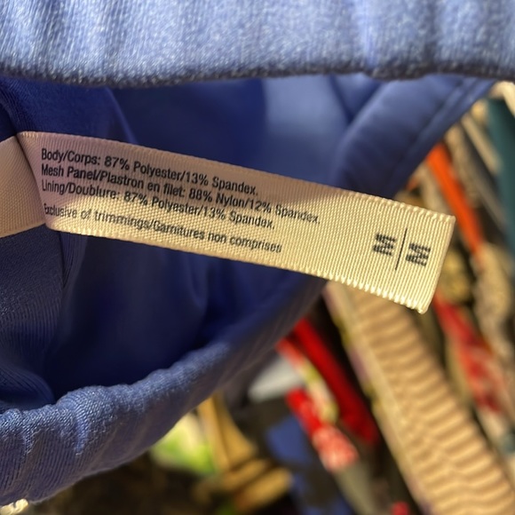 Ladies Shambhala Blue Sports Brad Gold V cross back straps size m - Picture 6 of 6